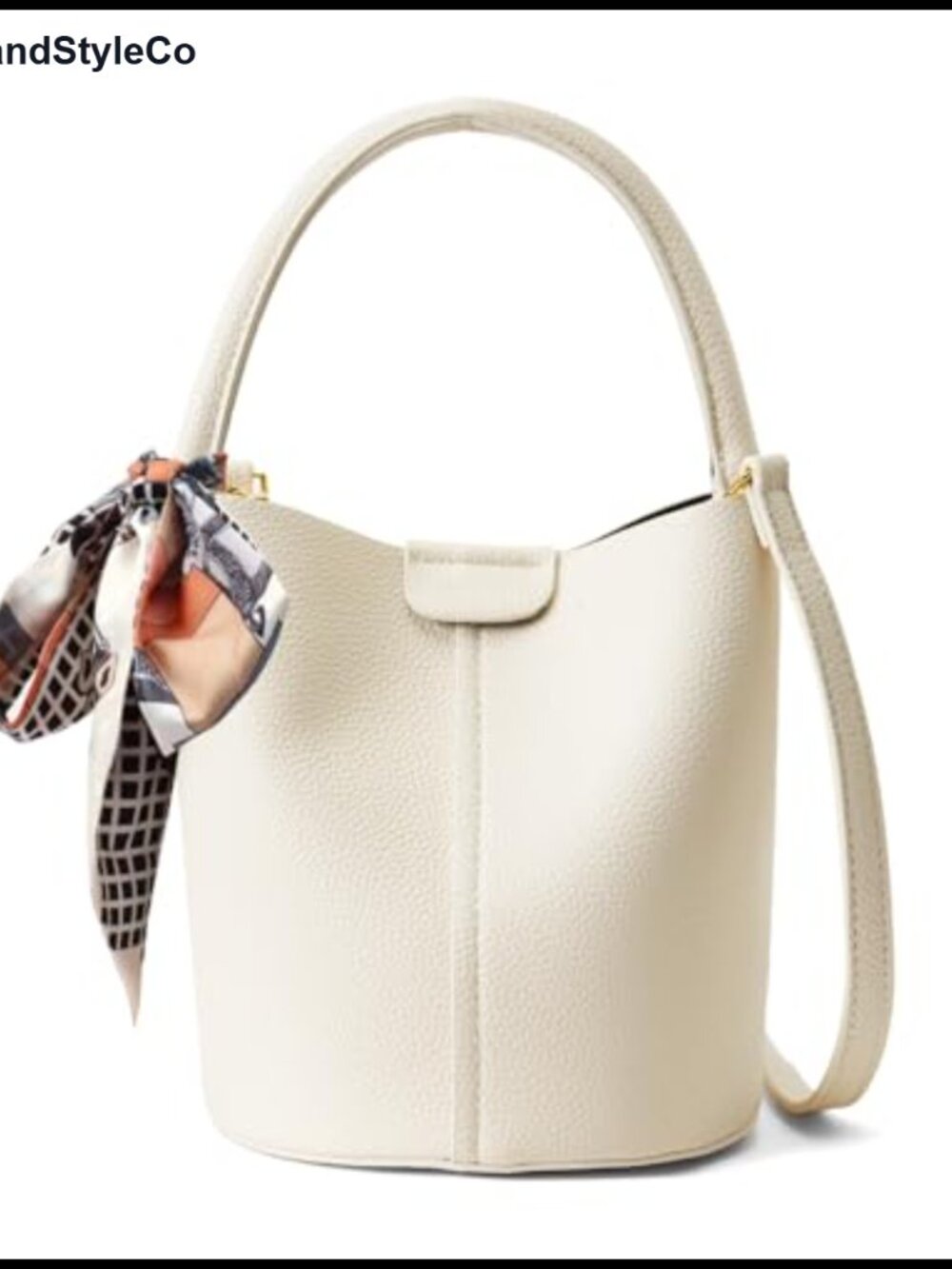 Bucket Bag Vegan Leather Mini Crossbody Purse Women